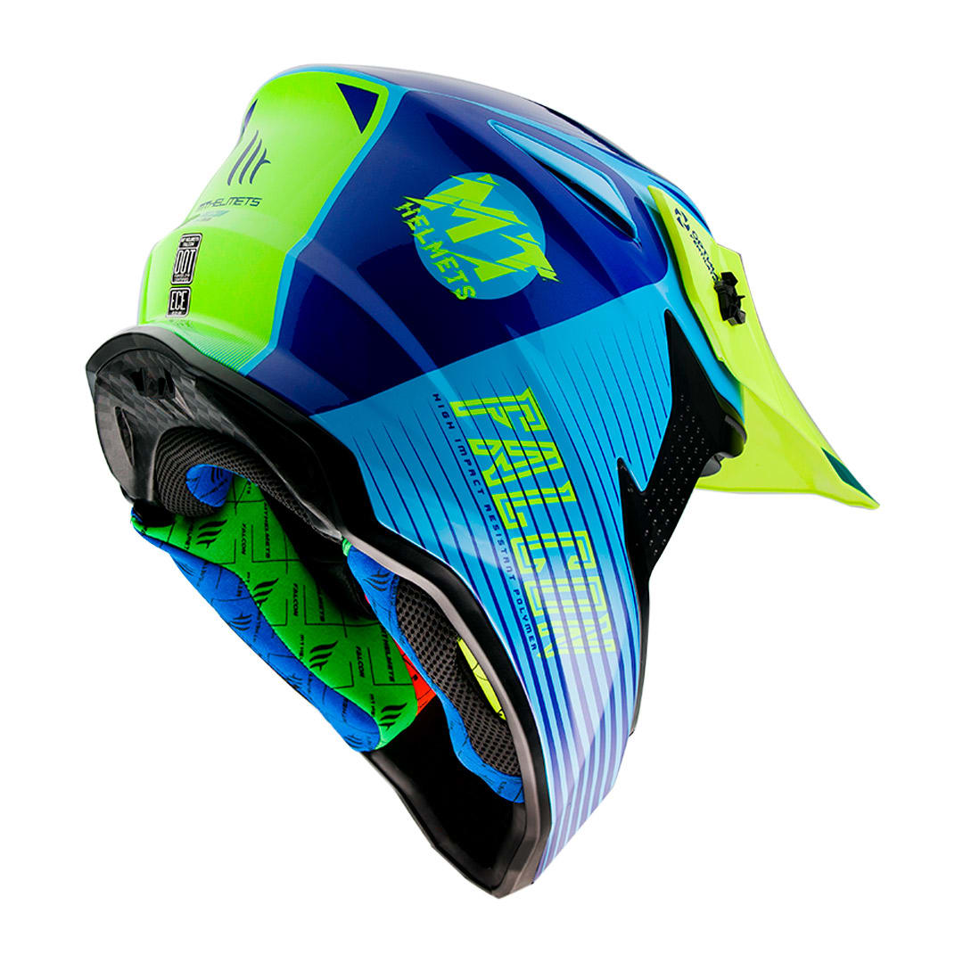 CASCO MT FALCON SYSTEM C3 AMARILLO FLUOR BRILLO