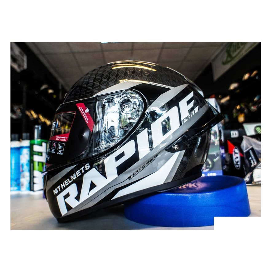 CASCO MT RAPIDE PRO CARBON C2 GRIS BRILLO