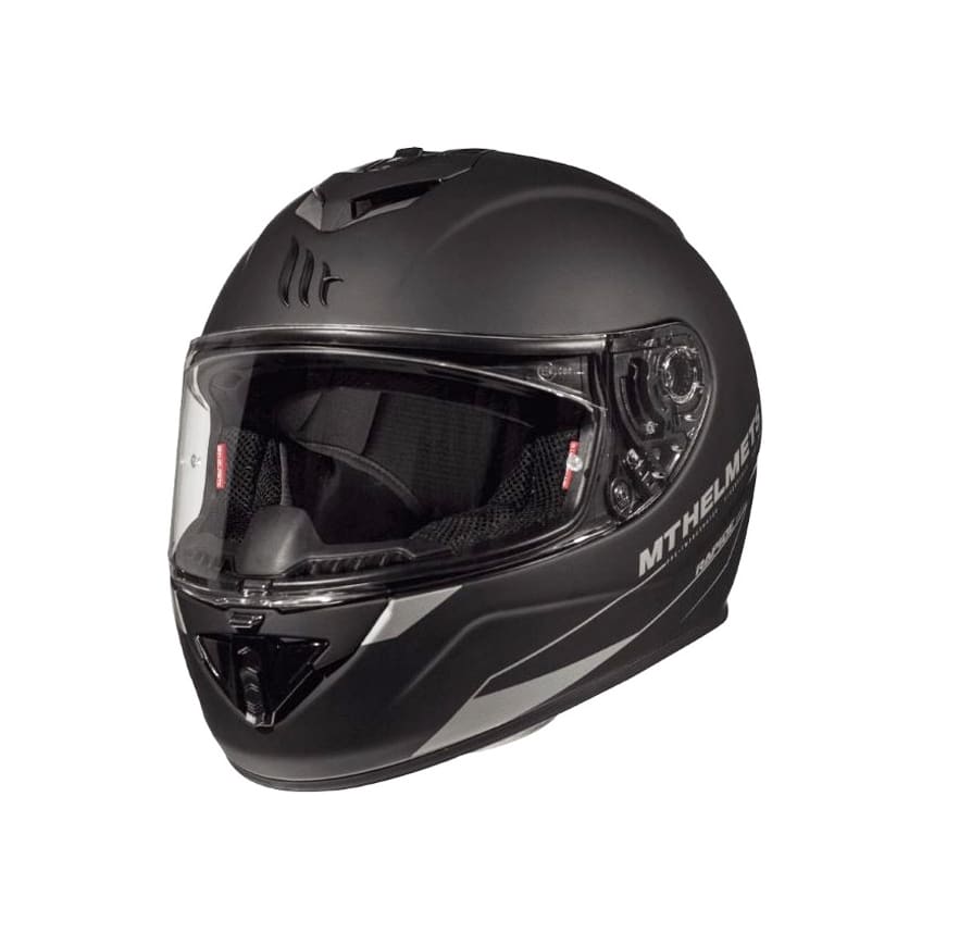CASCO MT RAPIDE REVIVAL A1 NEGRO MATTE