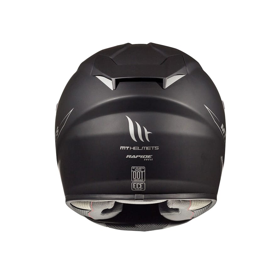 CASCO MT RAPIDE REVIVAL A1 NEGRO MATTE