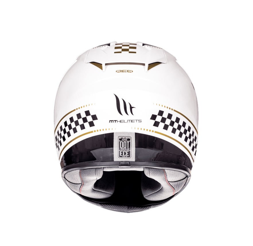 CASCO MT RAPIDE REVIVAL B1 BRILLO BLANCO PERLA