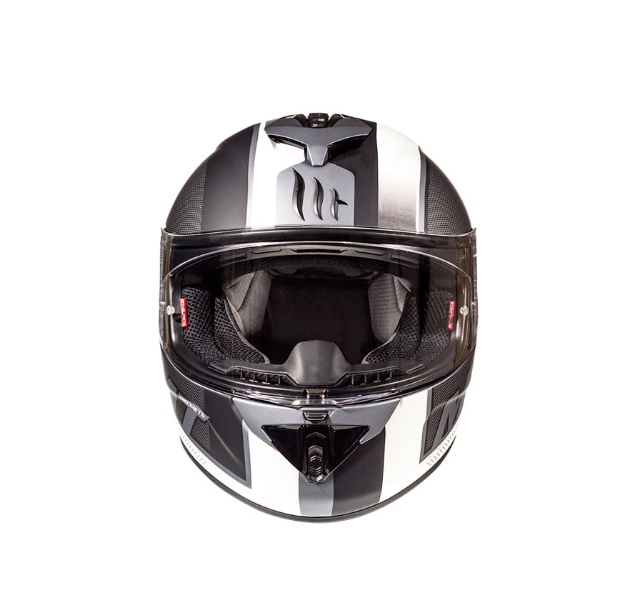 CASCO MT RAPIDE OVERTAKE B6 BLANCO MATE