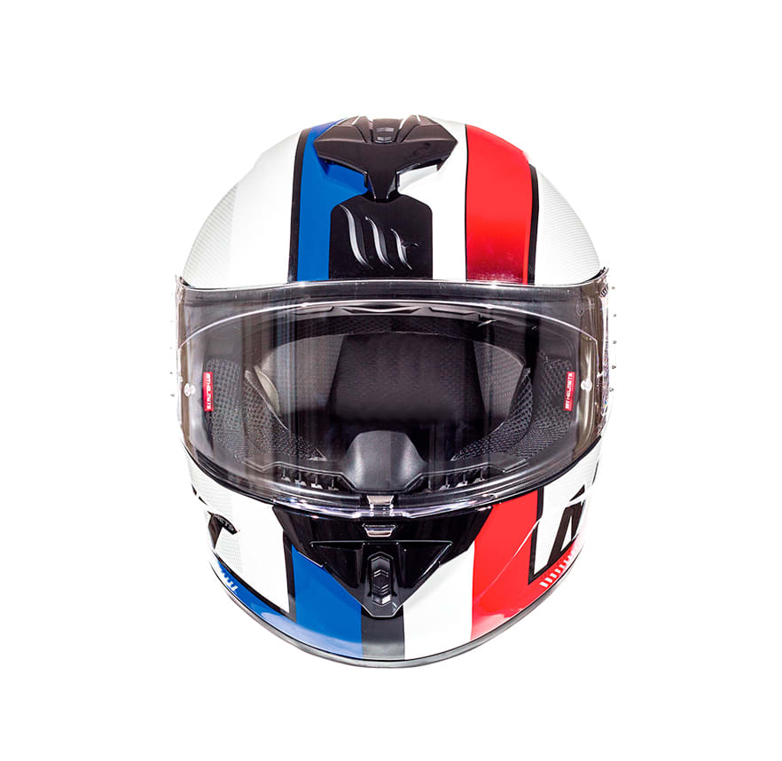 CASCO MT RAPIDE OVERTAKE D3 AZUL/PERLA BRILLO