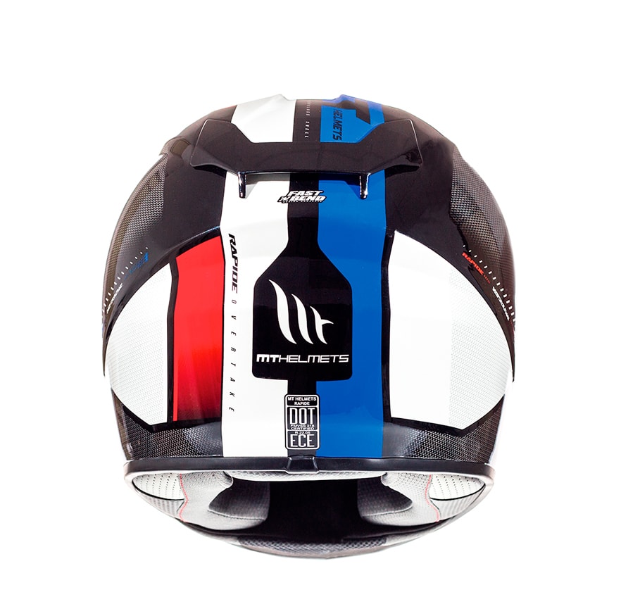 CASCO MT RAPIDE OVERTAKE D3 AZUL/PERLA BRILLO