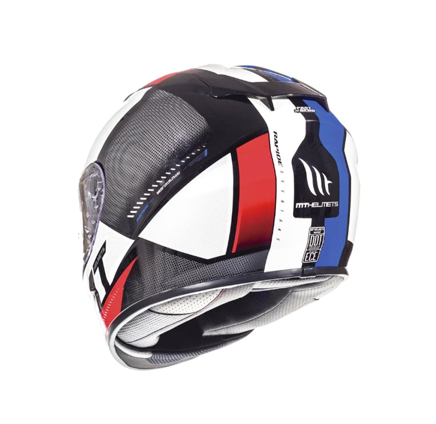 CASCO MT RAPIDE OVERTAKE D3 AZUL/PERLA BRILLO