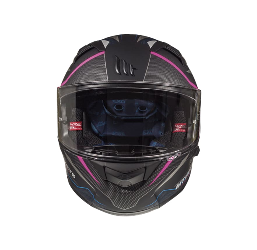 CASCO MT KRE SV INTREPID C2 NGO/ROSADO FLUOR MATTE