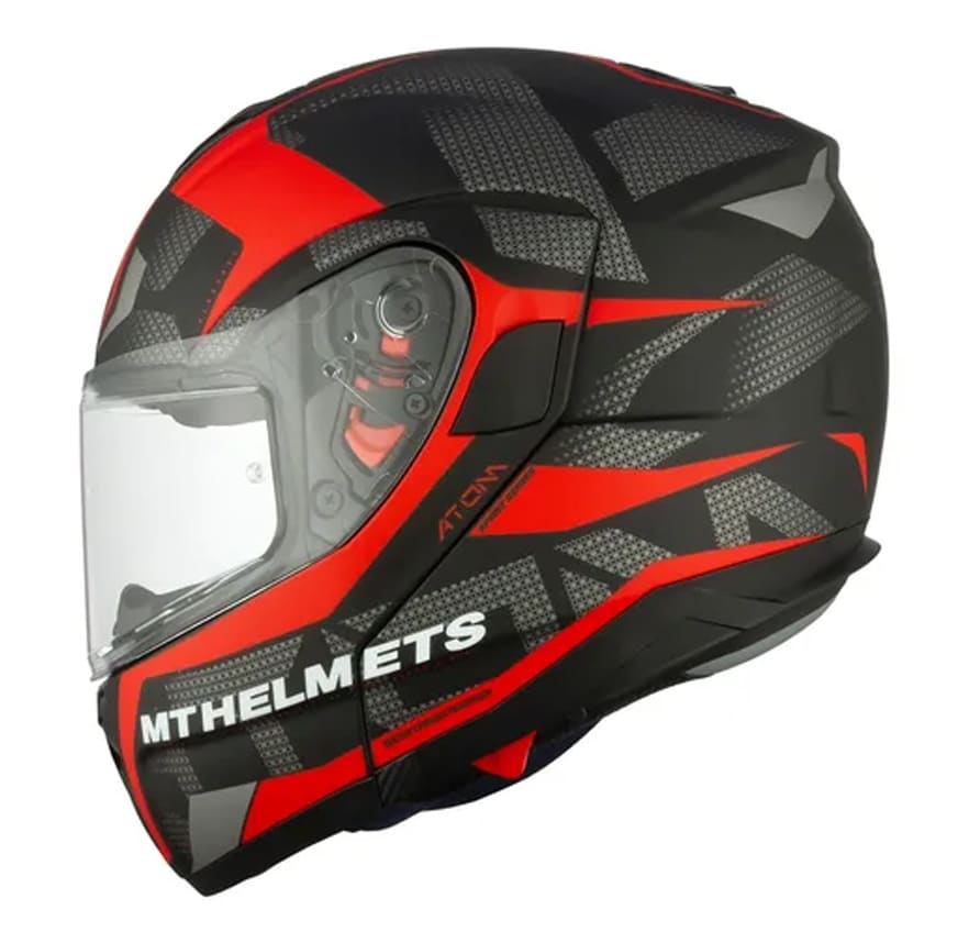 CASCO MT ATOM SV DIVERGENCE A1 ROJO MATE