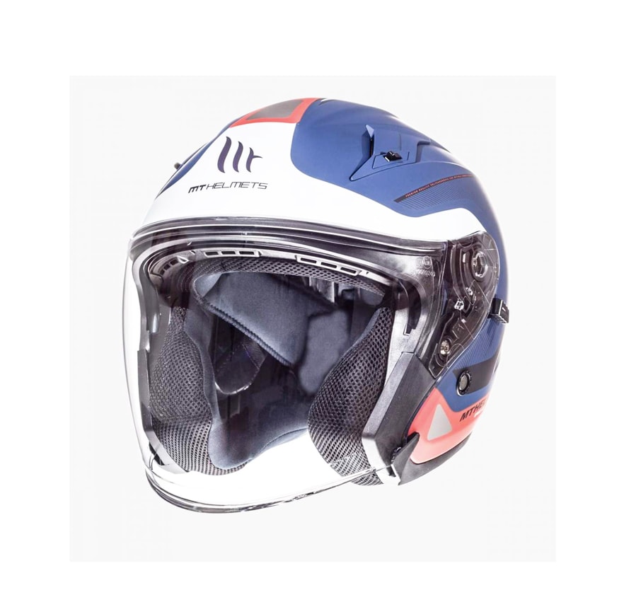 CASCO MT AVENUE SV CROSS ROAD AZUL/BCO/ROJO