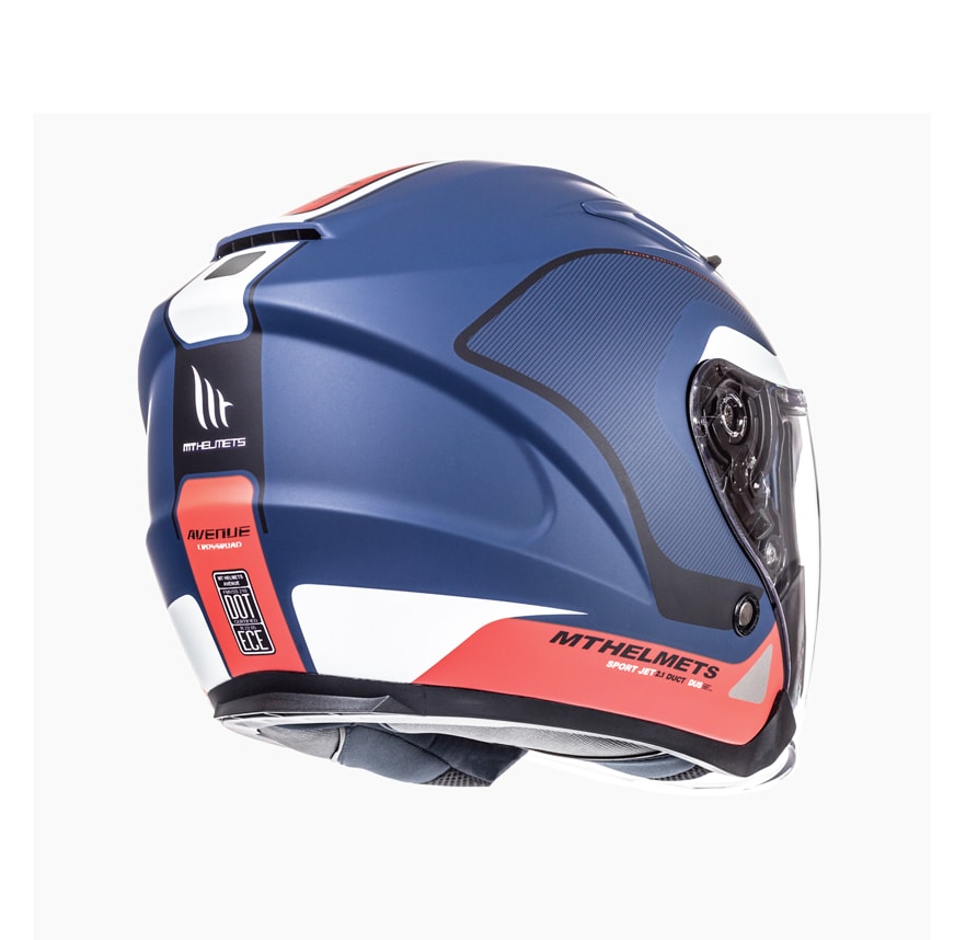 CASCO MT AVENUE SV CROSS ROAD AZUL/BCO/ROJO