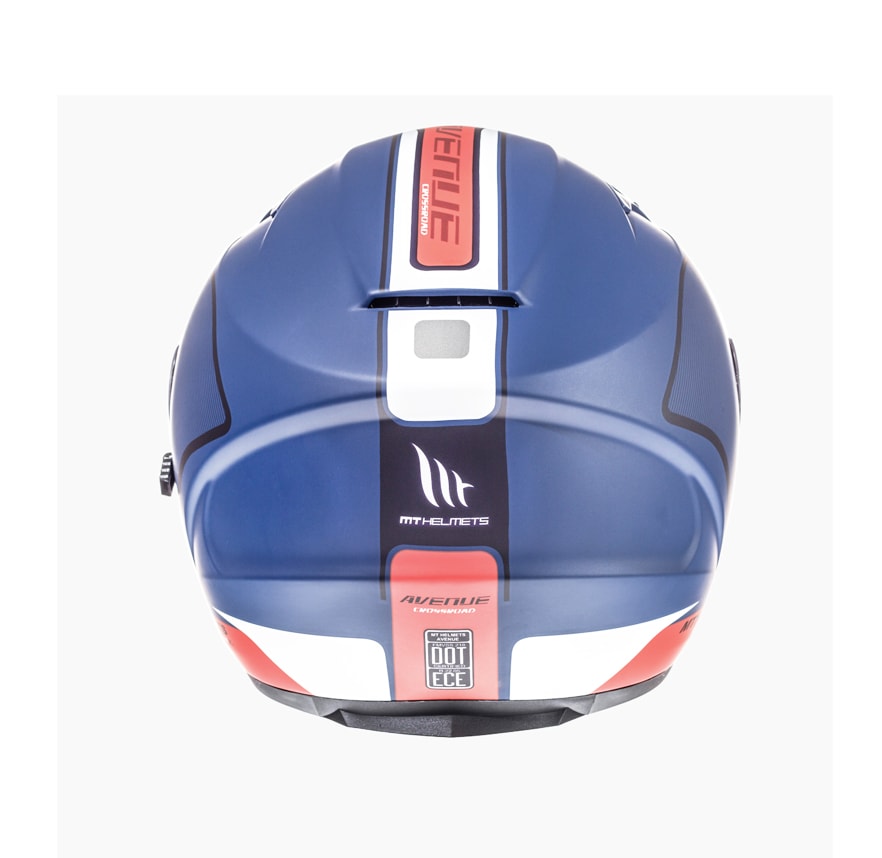 CASCO MT AVENUE SV CROSS ROAD AZUL/BCO/ROJO