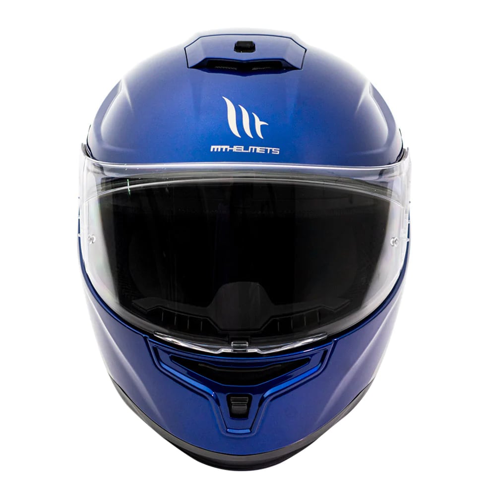 CASCO MT FF114 HUMMER SOLID A7 AZUL BRILLO (LIQUIDACION, SIN CAMBIOS NI DEVOLUCION)