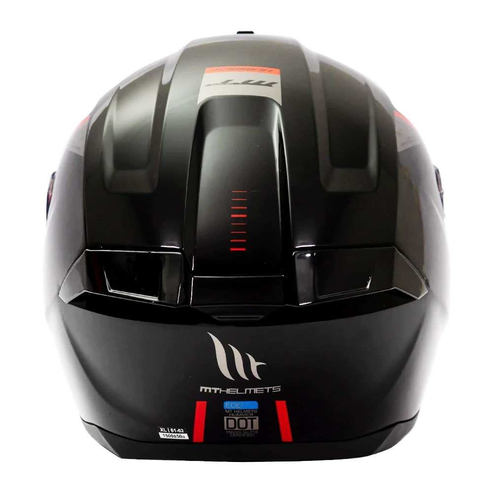 CASCO MT FF114 HUMMER SOLID A1 NEGRO BRILLO (LIQUIDACION, SIN CAMBIOS NI DEVOLUCION)