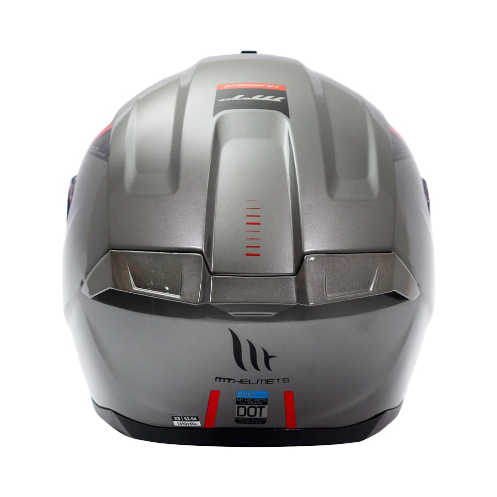 CASCO MT FF114 HUMMER SOLID A2 TITANIUM BRILLO (LIQUIDACION, SIN CAMBIOS NI DEVOLUCION)
