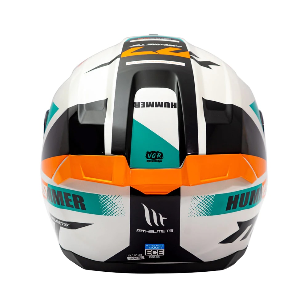 CASCO MT FF114 HUMMER QUO A0 BLANCO PERLA BRILLO (LIQUIDACION, SIN CAMBIOS NI DEVOLUCION)