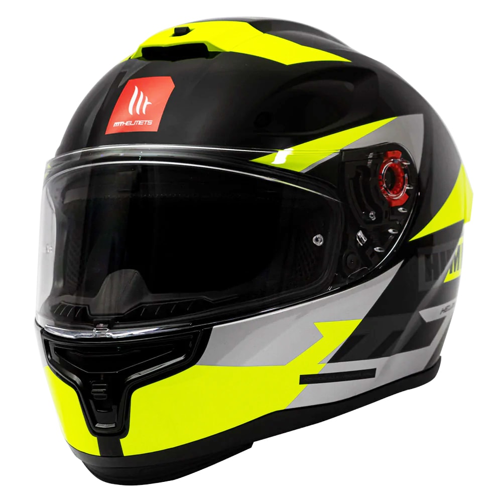 CASCO MT FF114 HUMMER QUO B13 AMARILLO FLUOR BRILLO (LIQUIDACION, SIN CAMBIOS NI DEVOLUCION)