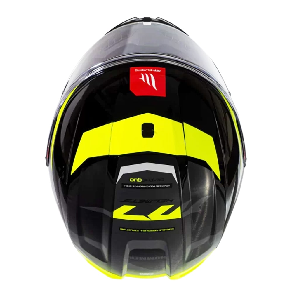 CASCO MT FF114 HUMMER QUO B13 AMARILLO FLUOR BRILLO (LIQUIDACION, SIN CAMBIOS NI DEVOLUCION)