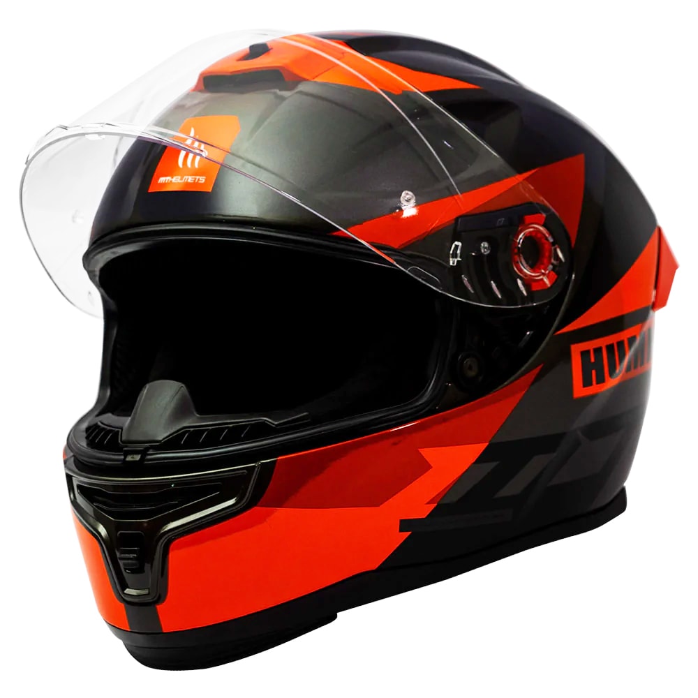 CASCO MT FF114 HUMMER QUO B5 ROJO BRILLO (LIQUIDACION, SIN CAMBIOS NI DEVOLUCION)