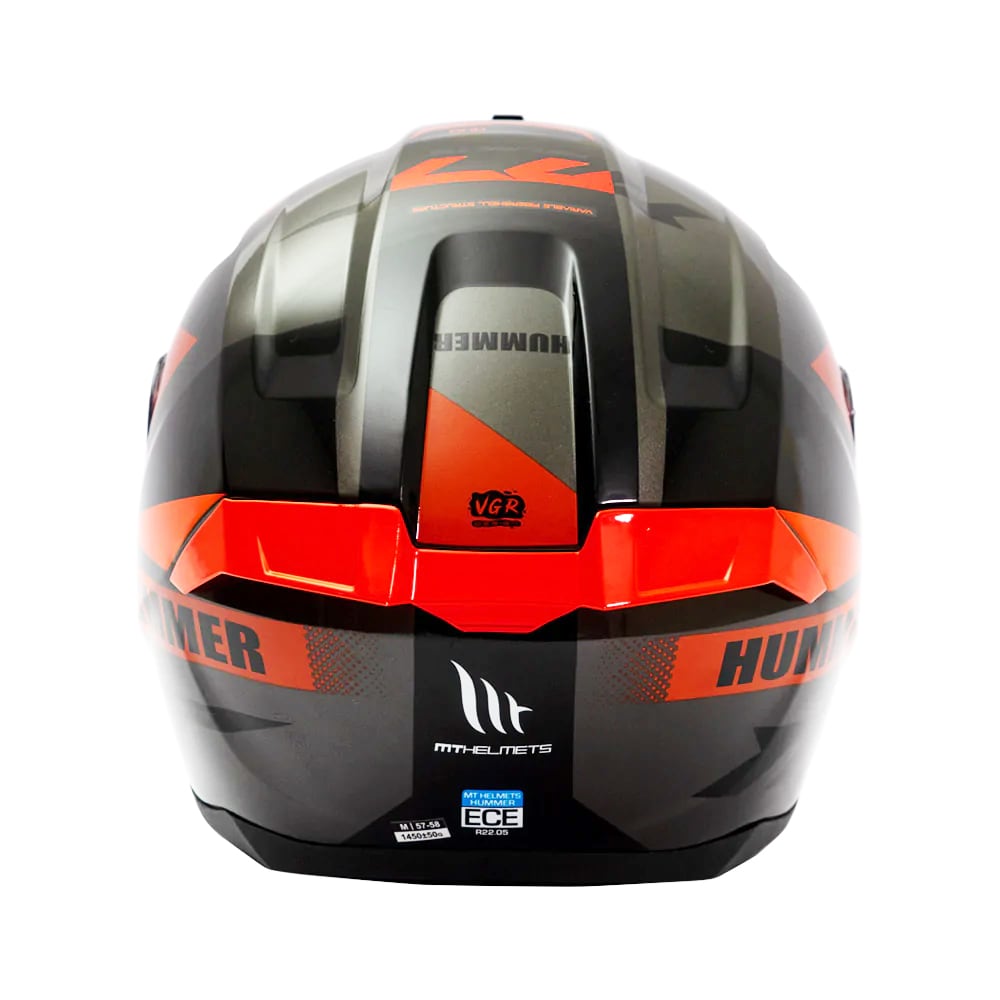CASCO MT FF114 HUMMER QUO B5 ROJO BRILLO (LIQUIDACION, SIN CAMBIOS NI DEVOLUCION)