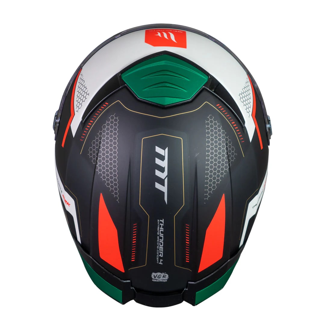 CASCO MT FF118SV THUNDER 4 SV JERK B6 VERDE PERLA MATE + PLK