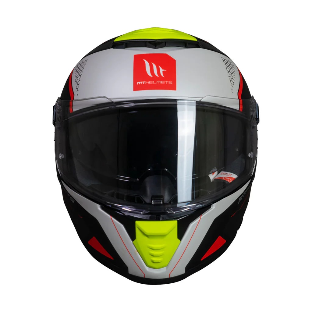 CASCO MT FF118SV THUNDER 4 SV JERK D3 AMARILLO FLUOR PERLA MATE + PLK