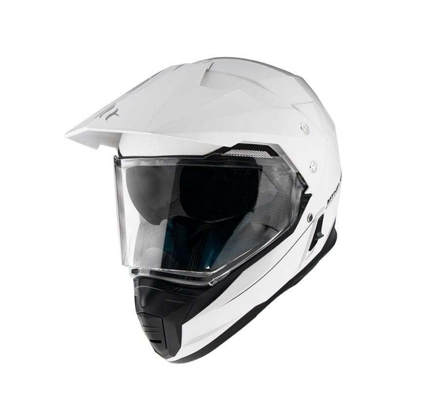 CASCO MT SYNCHRONY DUO SPORT SOLID BCO PERLA BRILLO