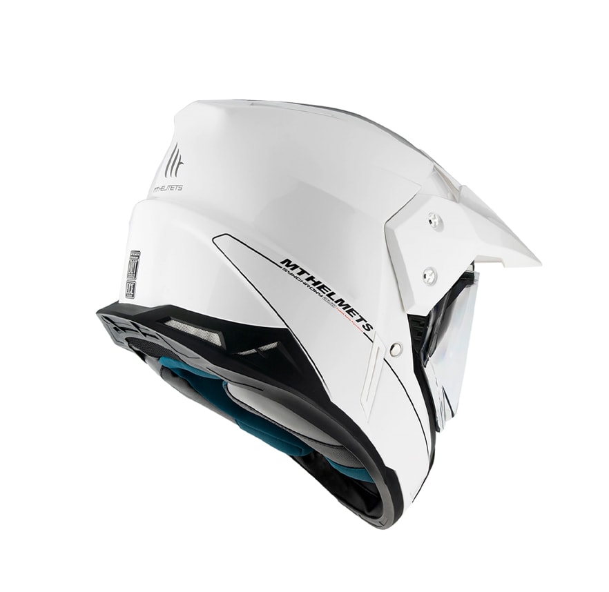 CASCO MT SYNCHRONY DUO SPORT SOLID BCO PERLA BRILLO