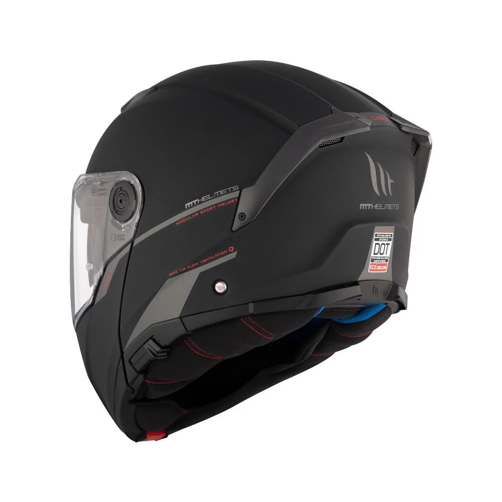 CASCO MT FU404SV ATOM 2 SV SOLID A1 NEGRO MATE + PLK