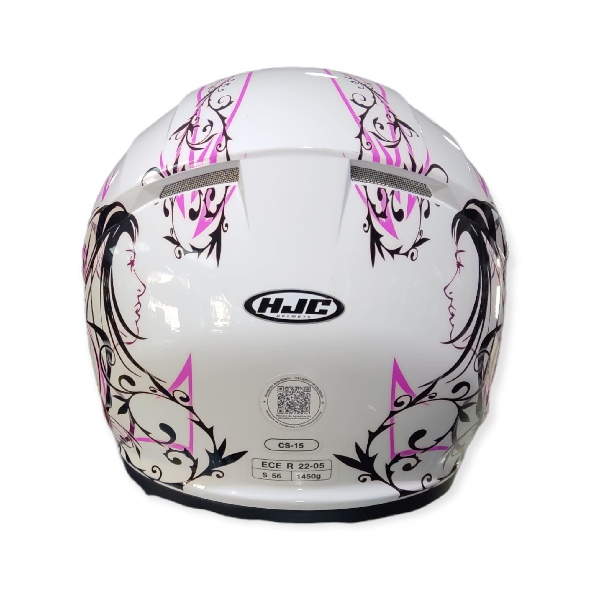 CASCO HJC CS15 NAVIYA MC8SF BLANCO ROSADO