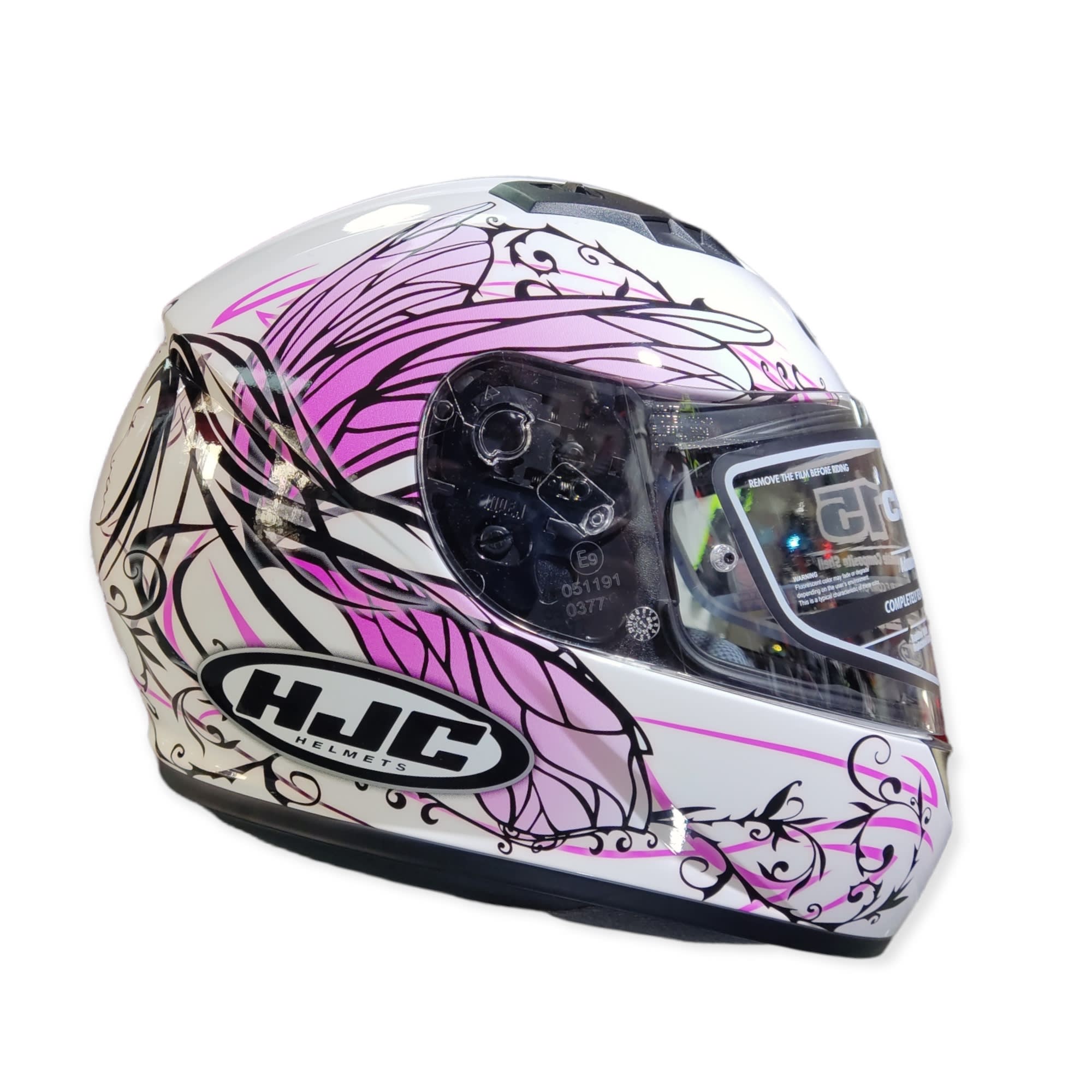 CASCO HJC CS15 NAVIYA MC8SF BLANCO ROSADO