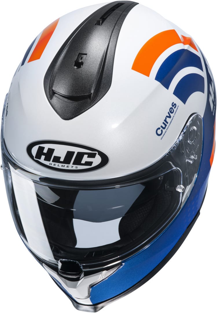 CASCO HJC C70 CURVES MC27 AZUL BLANCO ROJO