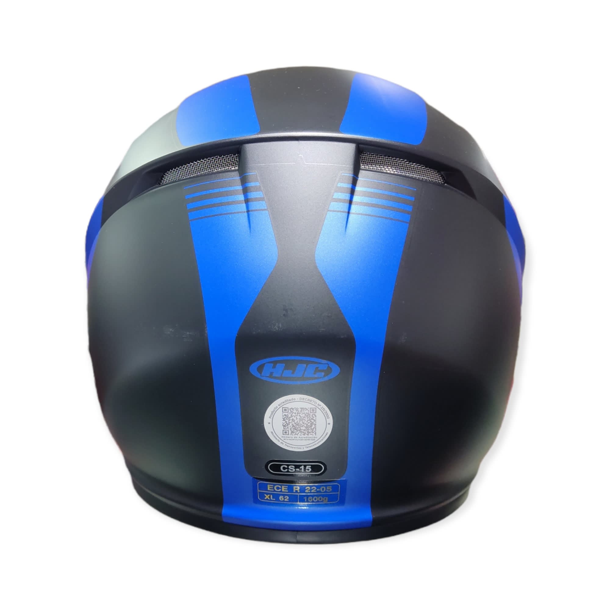 CASCO HJC CS15 MYLO MC2SF NEGRO AZUL