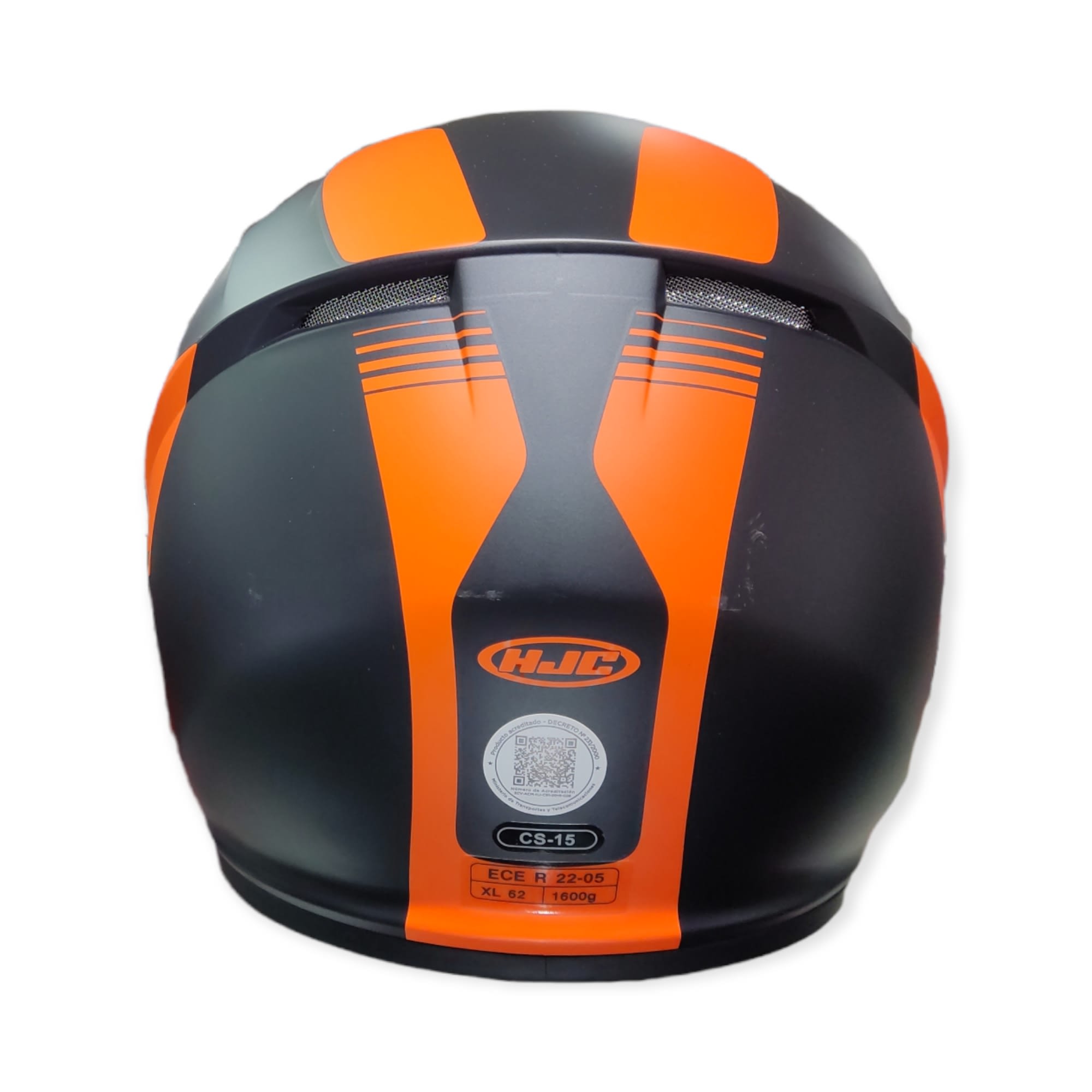 CASCO HJC CS15 MYLO MC7SF NEGRO NARANJO