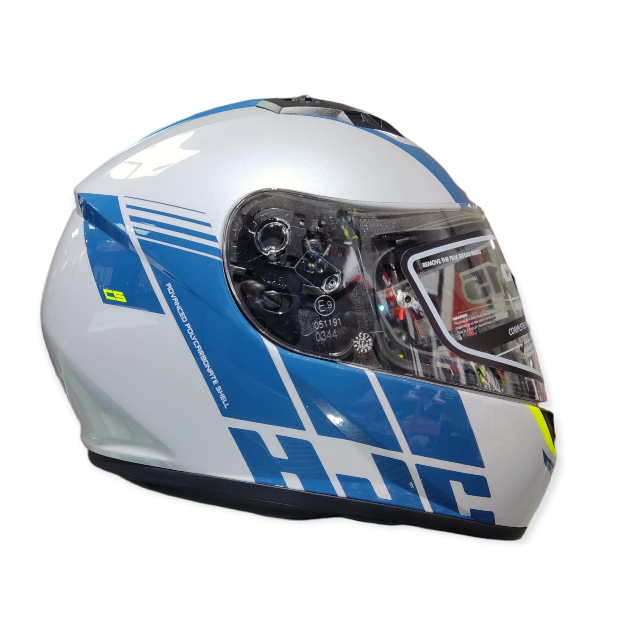 CASCO HJC CS15 MYLO MC24H BCO AZUL