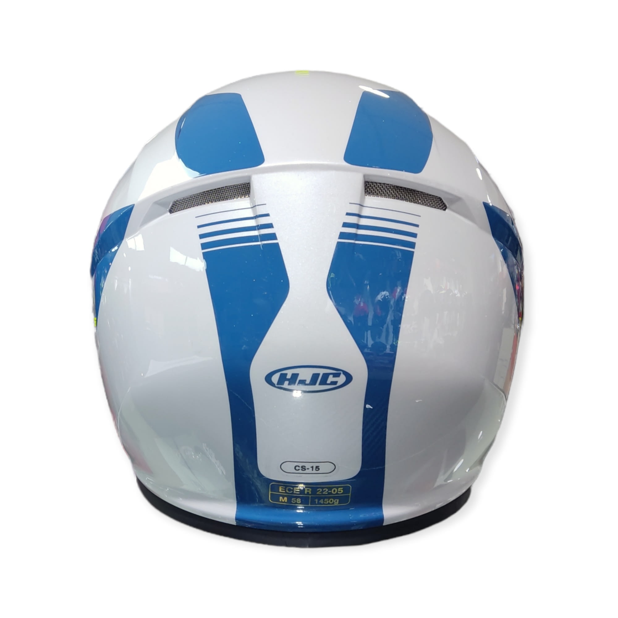 CASCO HJC CS15 MYLO MC24H BCO AZUL