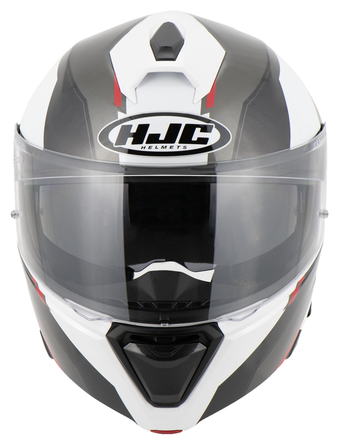 CASCO HJC I90 AVENTA MC1 BLANCO/NEGRO/ROJO