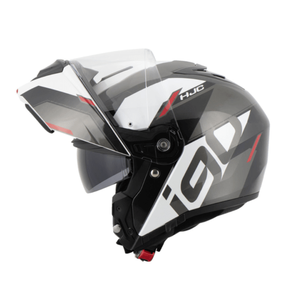 CASCO HJC I90 AVENTA MC1 BLANCO/NEGRO/ROJO