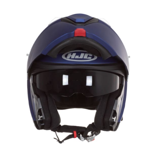 CASCO HJC I90 SOLID AZUL METALICO MATTE