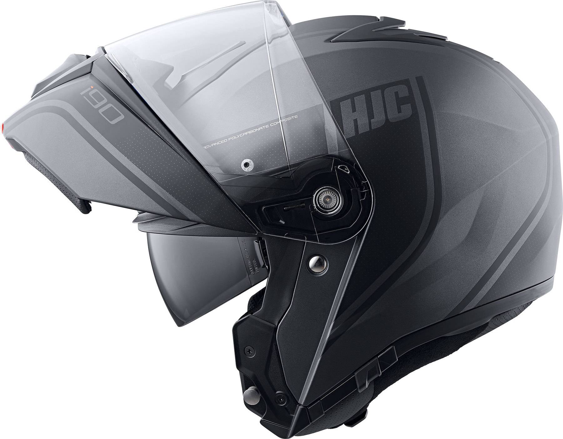 CASCO HJC I90 DAVAN MC5SF NEGRO/GRIS