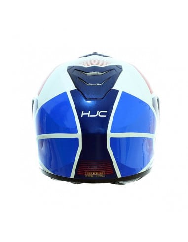 CASCO HJC I90 HOLLEN MC21 BLANCO/AZUL/ROJO