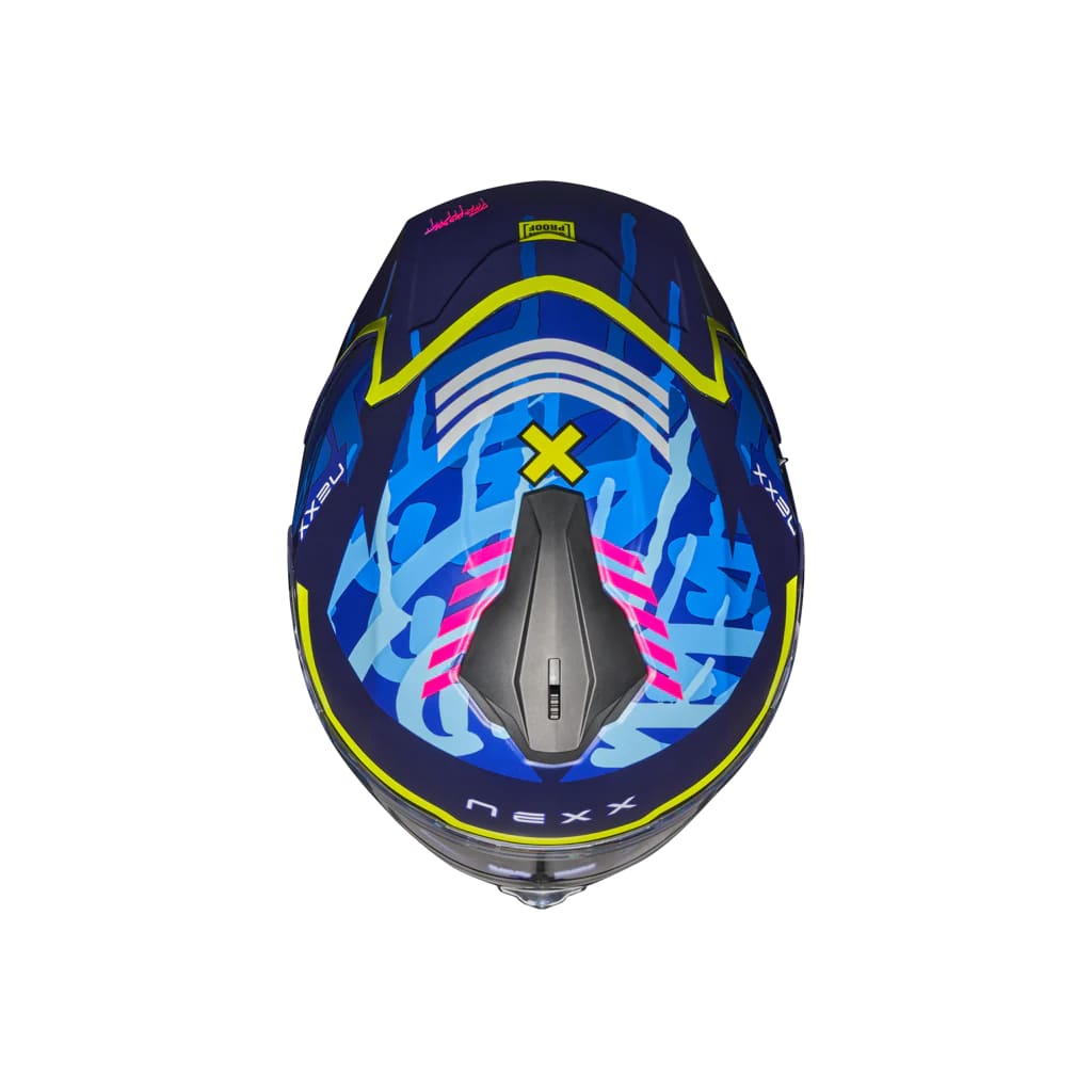 NEXX CASCO Y.100R URBANGRAM INDIGO AZUL