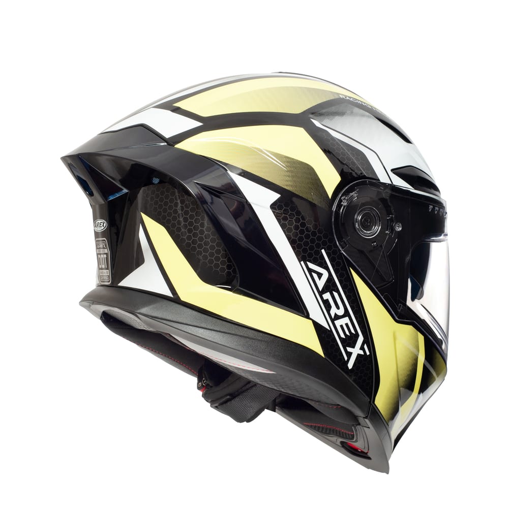 CASCO ABATIBLE AREX MR-903 SHOT BLANCO AMARILLO