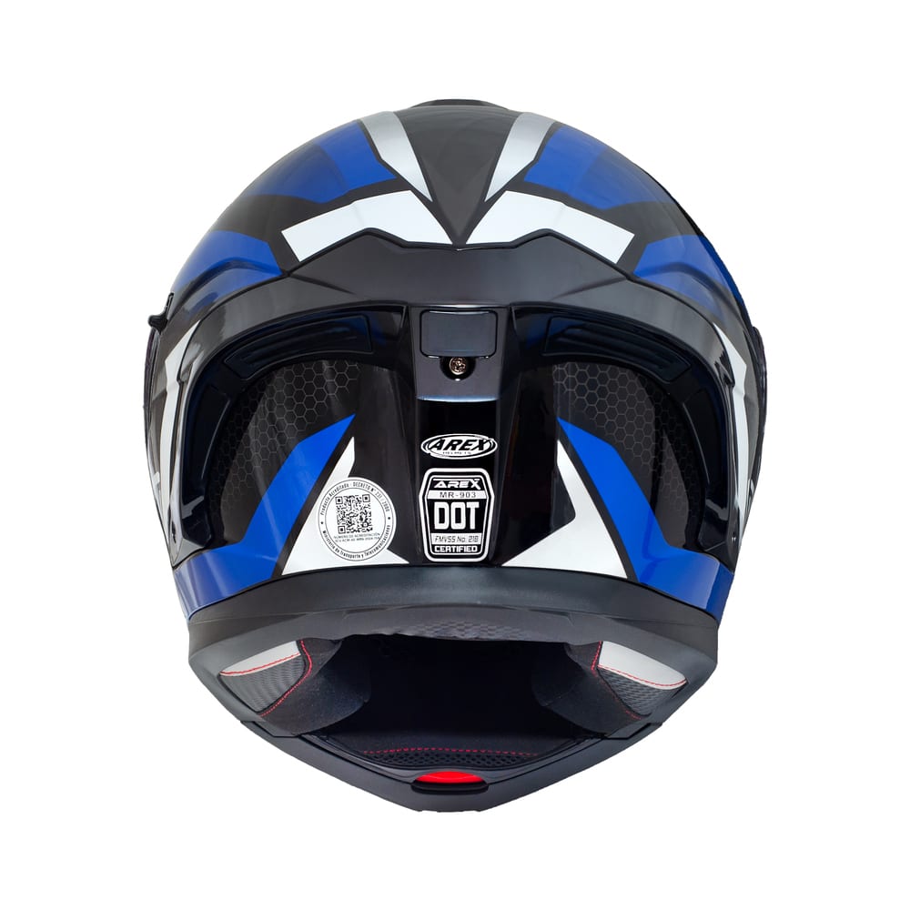 CASCO ABATIBLE AREX MR-903 SHOT BLANCO AZUL