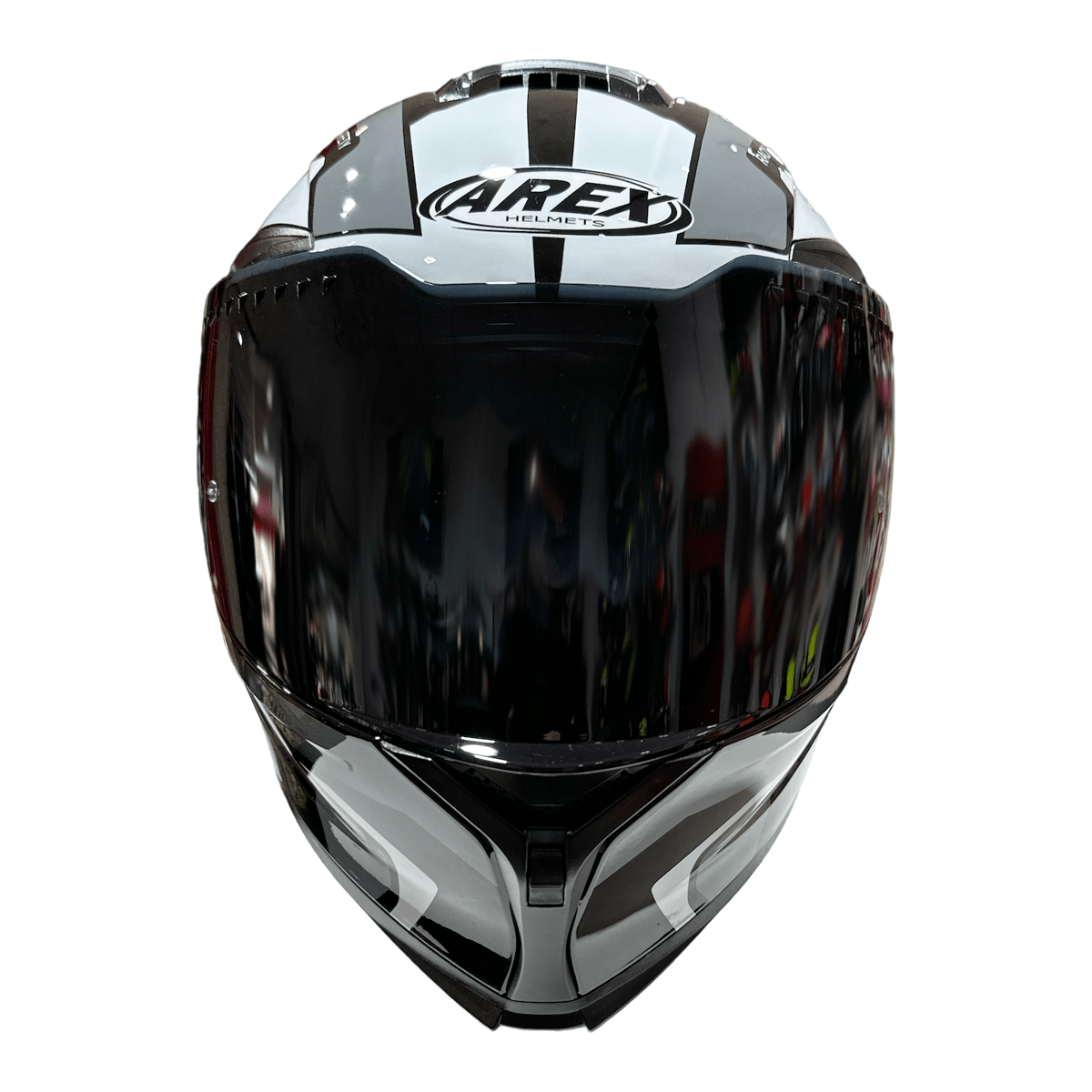 CASCO ABATIBLE AREX MR-903 SHOT BLANCO GRIS