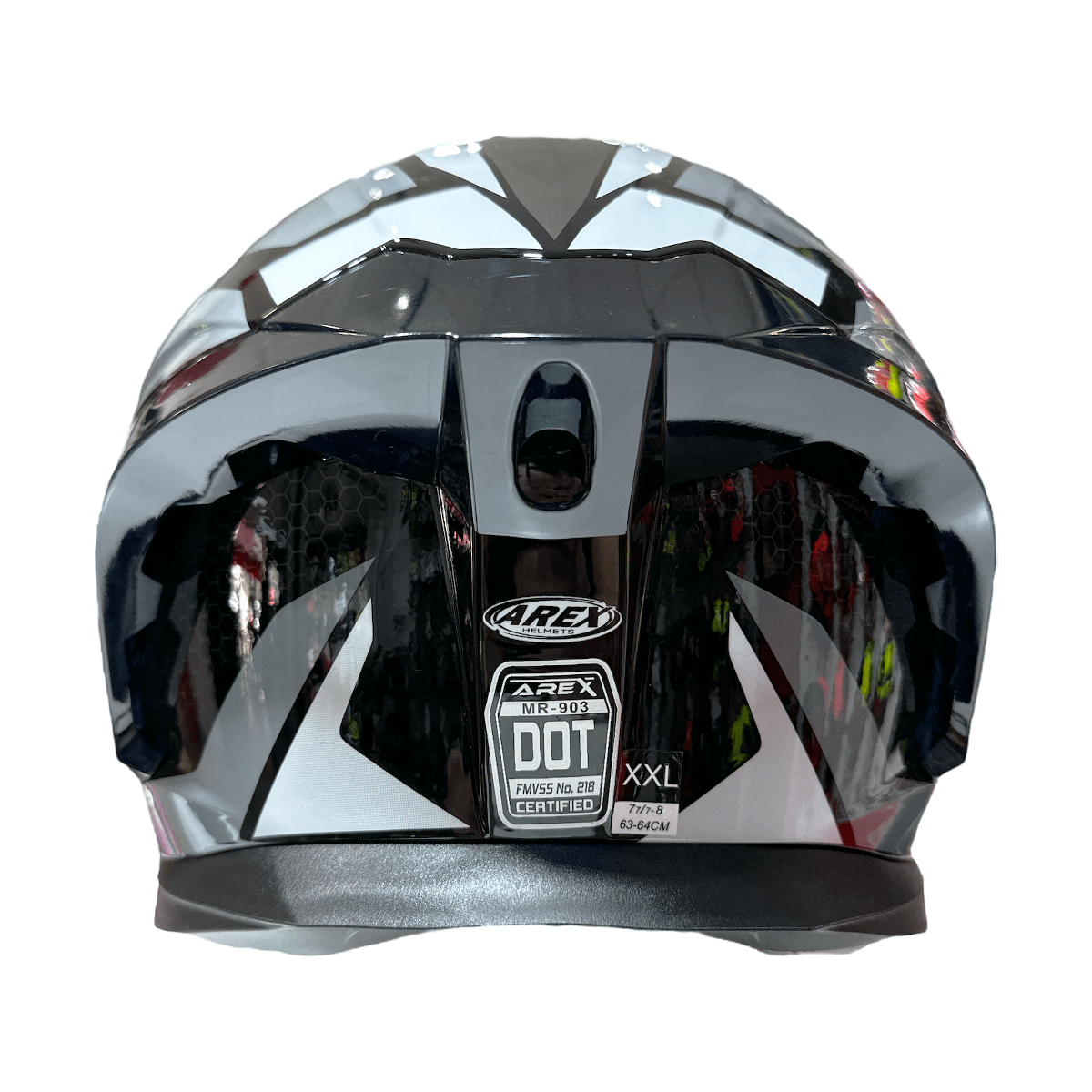 CASCO ABATIBLE AREX MR-903 SHOT BLANCO GRIS