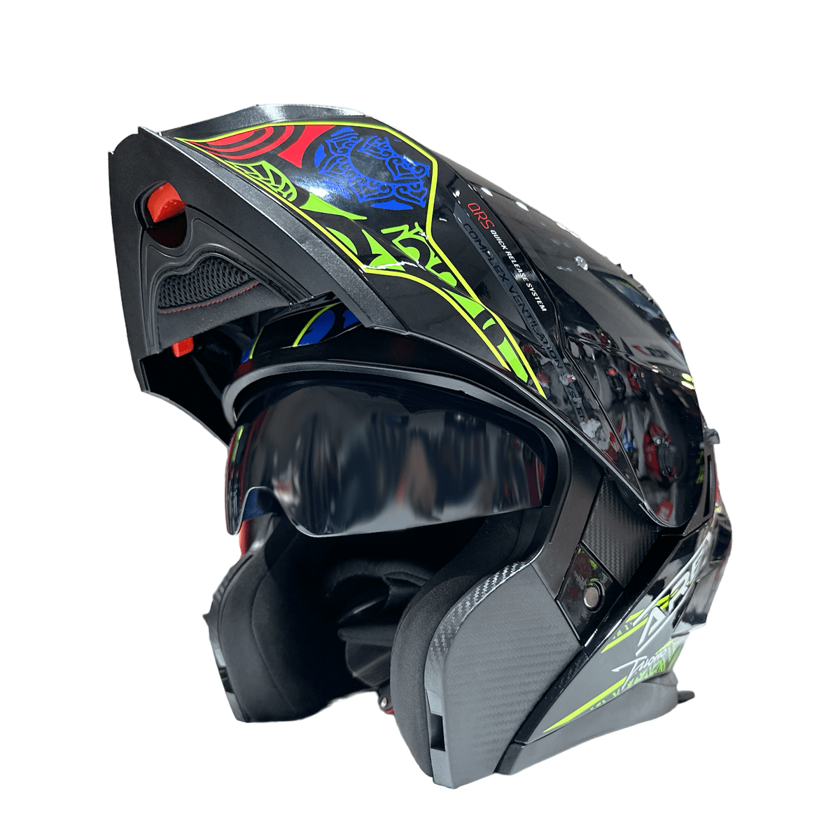 CASCO ABATIBLE AREX MR-903 EDGE NEGRO CAMALEON