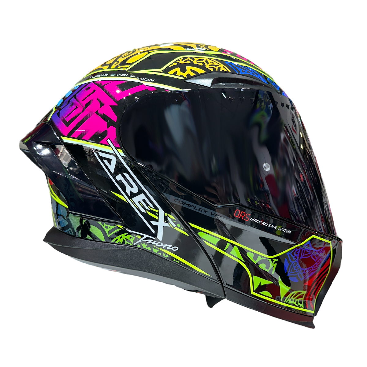 CASCO ABATIBLE AREX MR-903 EDGE NEGRO CAMALEON