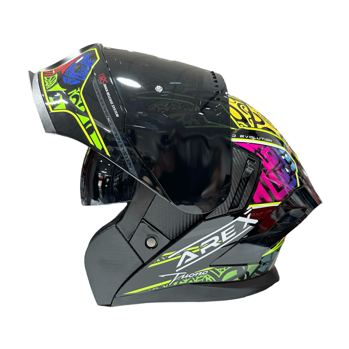 CASCO ABATIBLE AREX MR-903 EDGE NEGRO CAMALEON