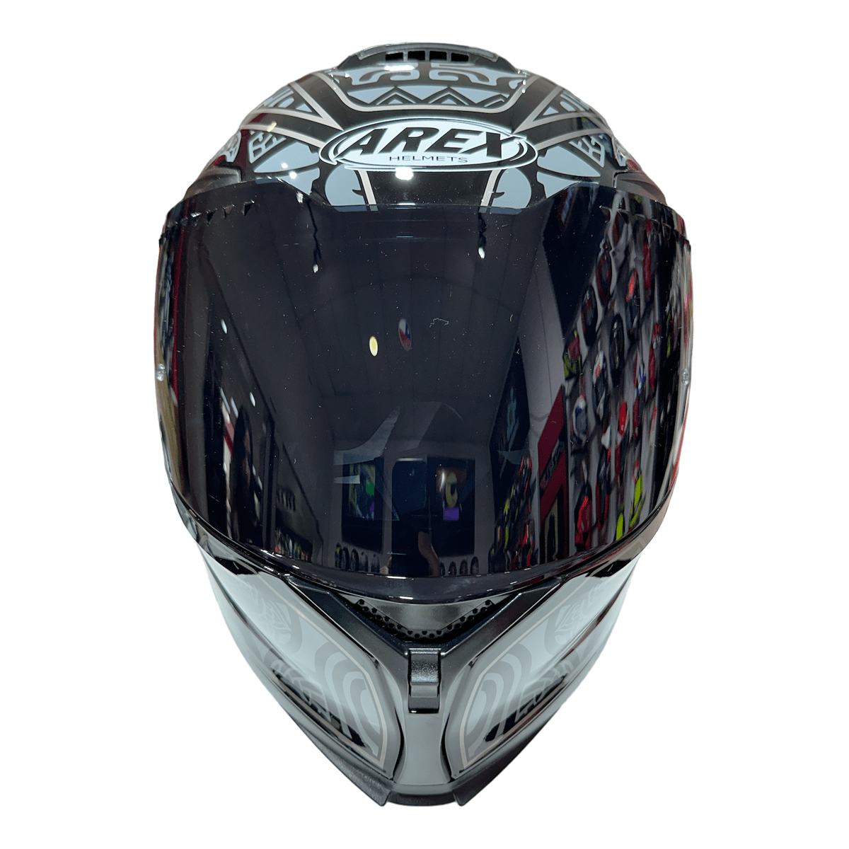 CASCO ABATIBLE AREX MR-903 EDGE NEGRO GRIS