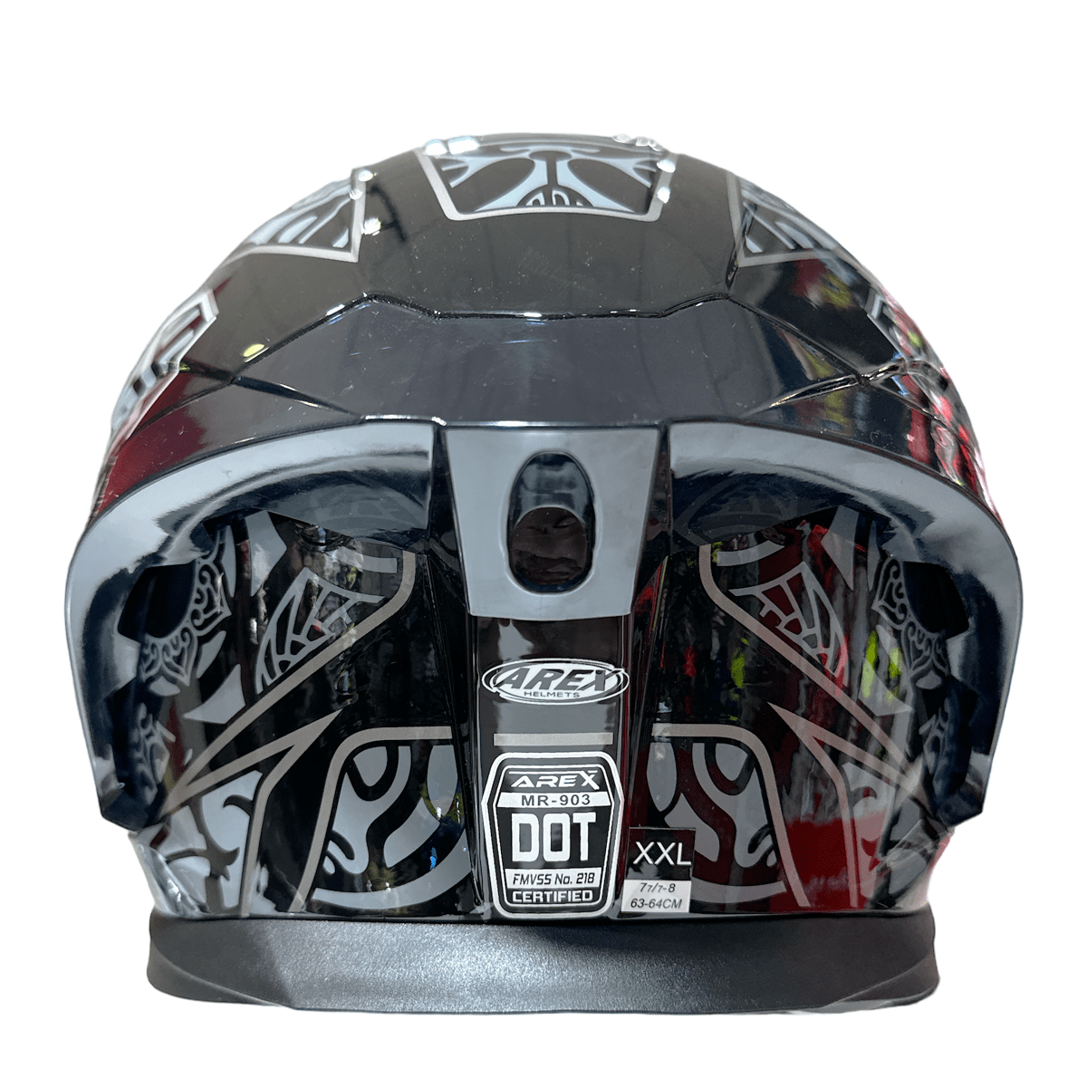 CASCO ABATIBLE AREX MR-903 EDGE NEGRO GRIS