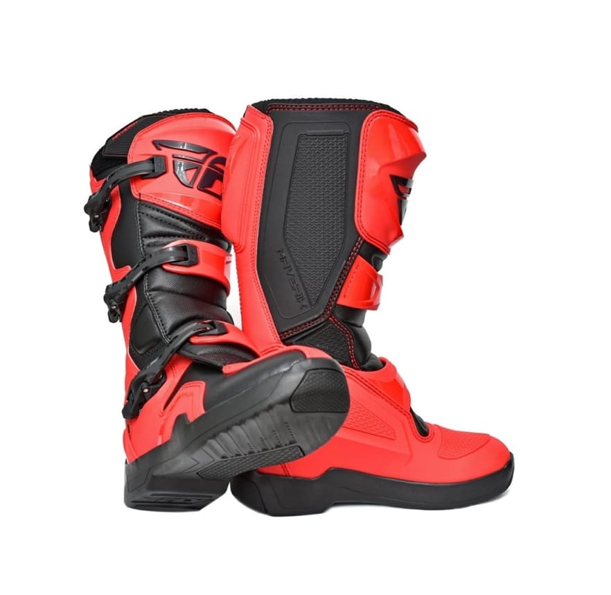 BOTA FLY NEW MAVERIK NEGRO/ROJO